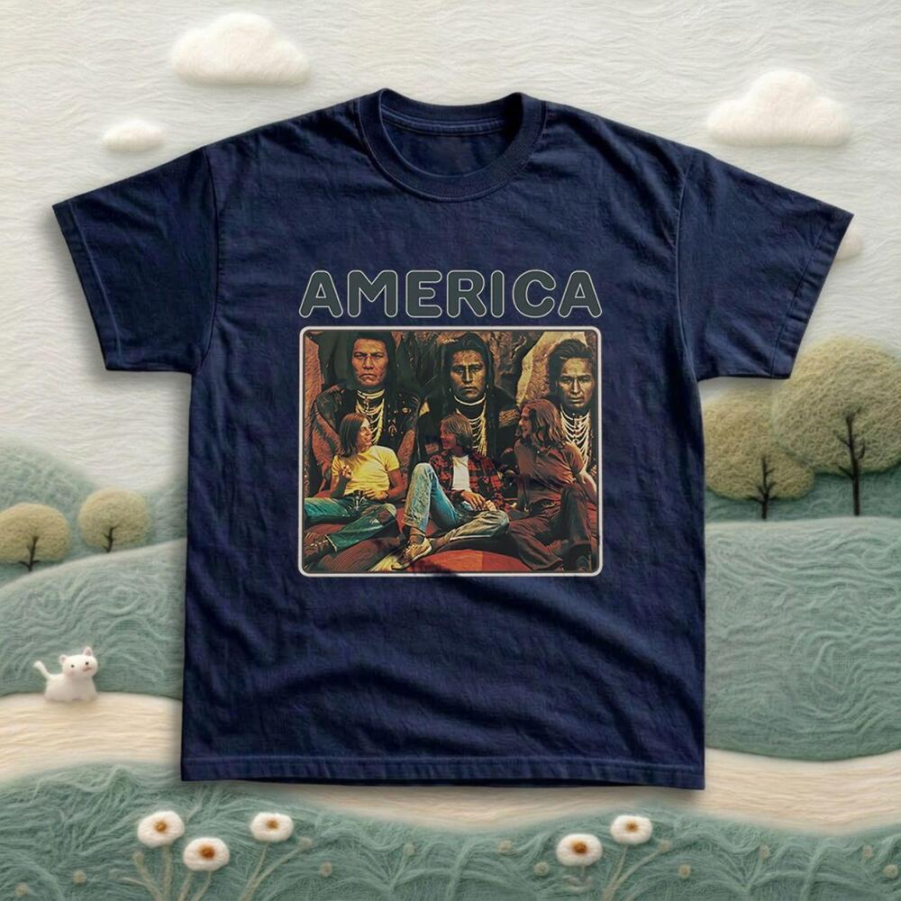 America Band  Navy Graphic